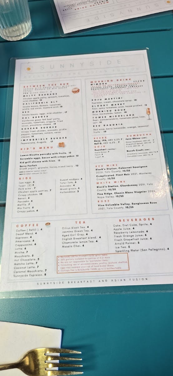 Sunny Side Breakfast Menu - Image 5