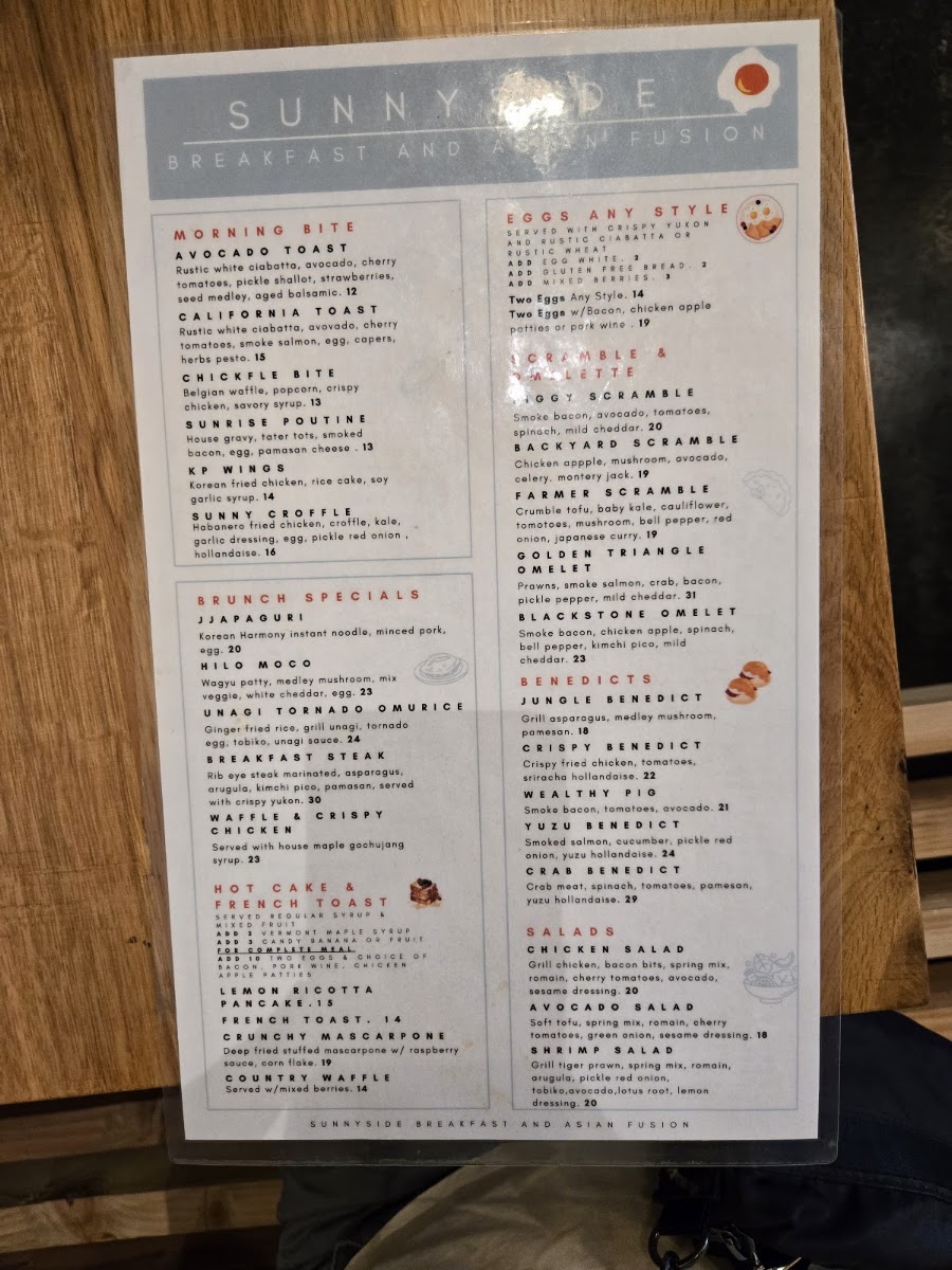 Sunny Side Breakfast Menu - Image 6